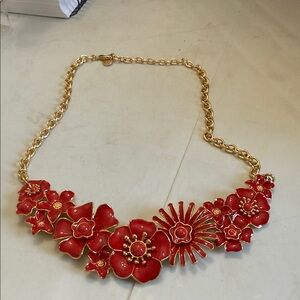 Talbots 18” statement necklace! Beautiful hot pink or reddish pink.